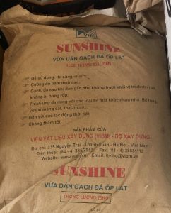 Vữa dán gạch, đá ốp lát Sunshine