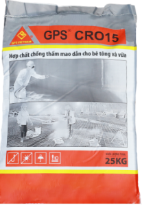 GPS® Cro 15 -Hợp chất chống thấm tinh thể thẩm thấu gốc xi măng